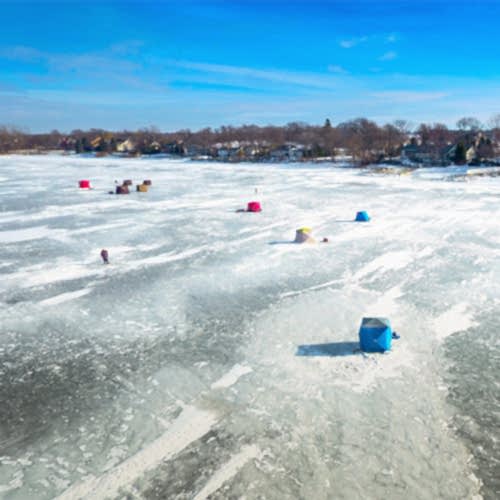 Ice Fishing Shanties & Essential Supplies