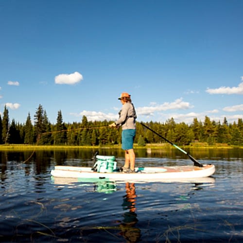 How to start paddle board fishing
