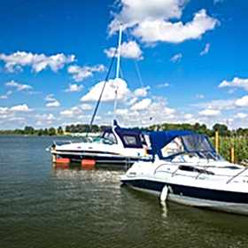 Boats in a marina