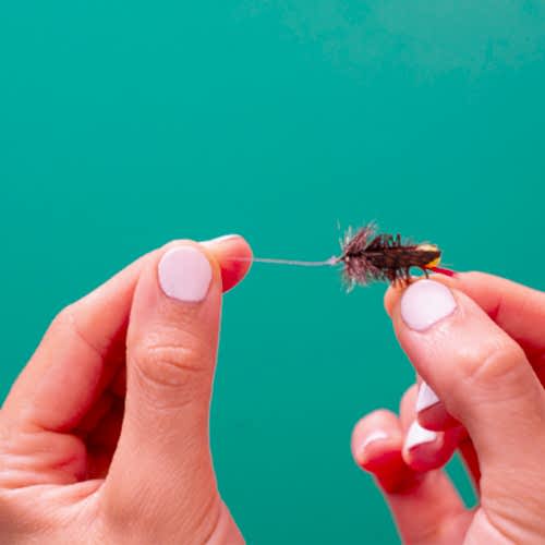 tie a Harvey Dry Fly Knot