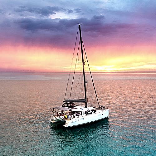 Different types of fishing catamarans